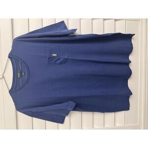 Polo Ralph Lauren Men's Navy Blue Short Sleeve T-Shirt with Pocket